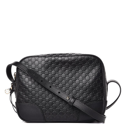 Gucci Microguccissima Mini Bree Messenger Bag Black 1 of 9