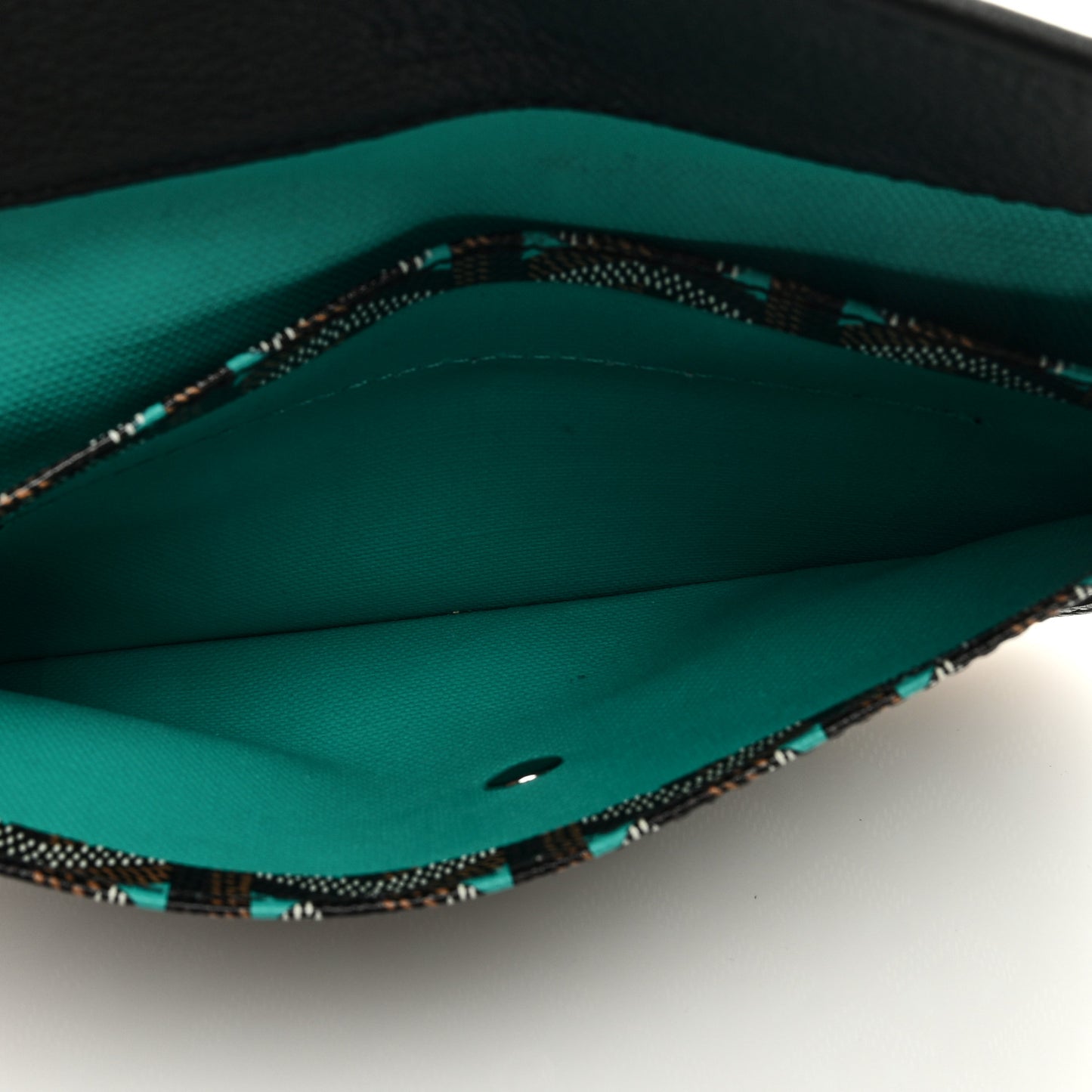 Goyardine Pouch Claire Voie Black Blue