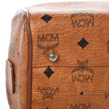 MCM Visetos Essential Boston Bag Cognac 12 of 12