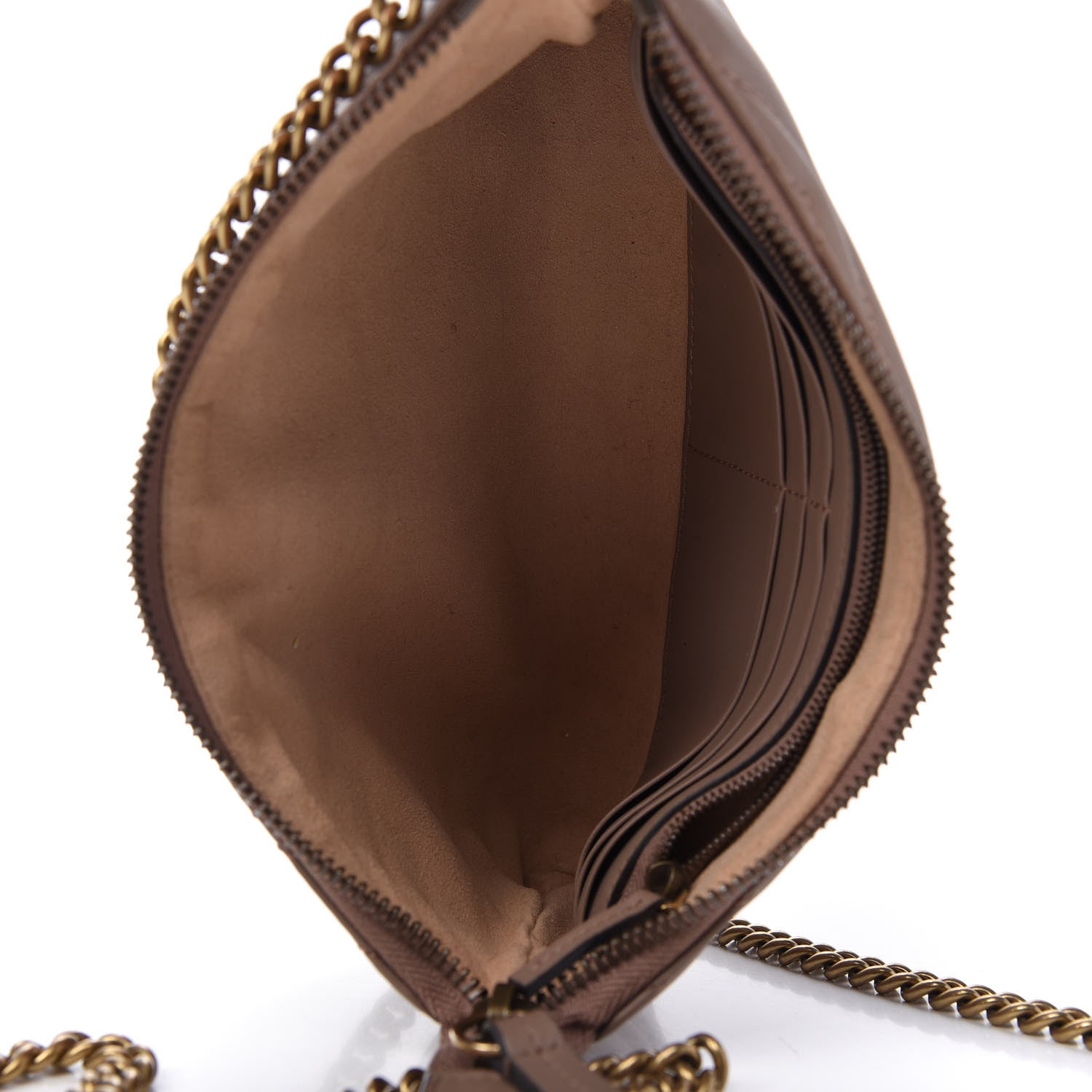 Gucci Calfskin Matelasse Mini GG Marmont Chain Bag Porcelain Rose 5 of 13