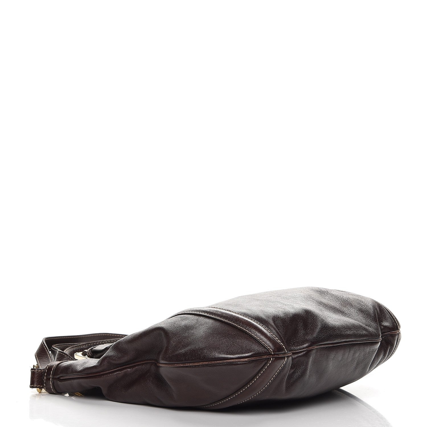 Gucci Calfskin Medium Britt Bag Dark Brown 5 of 14