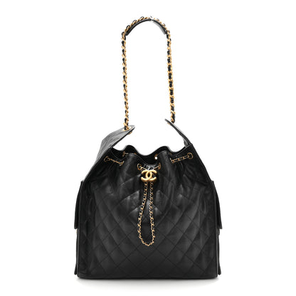 Chanel Caviar Quilted Medium Chanel 25 Handbag Black 1 of 12