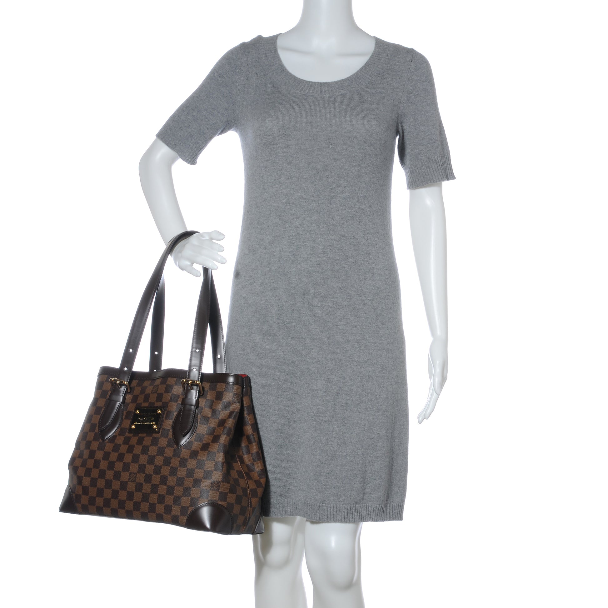 Louis Vuitton Damier Ebene Hampstead MM 2 of 7