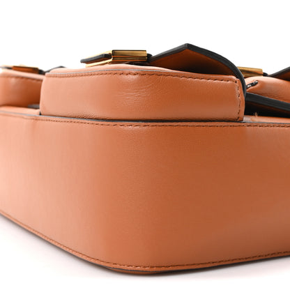 Fendi Shiny Nappa Multipocket Baguette Brandy 10 of 10