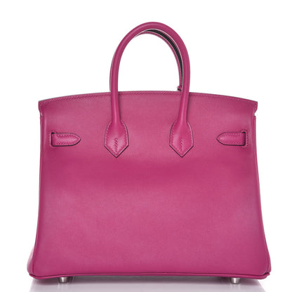 Hermes Swift Birkin 25 Rose Pourpre 4 of 35
