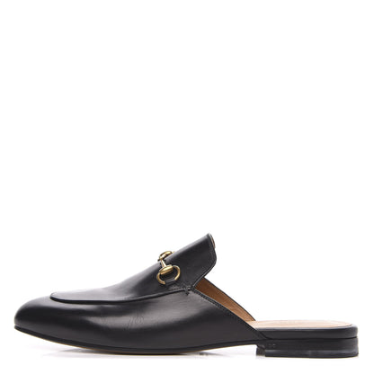 Gucci Calfskin Womens Princetown Slippers 39.5 Black 1 of 11