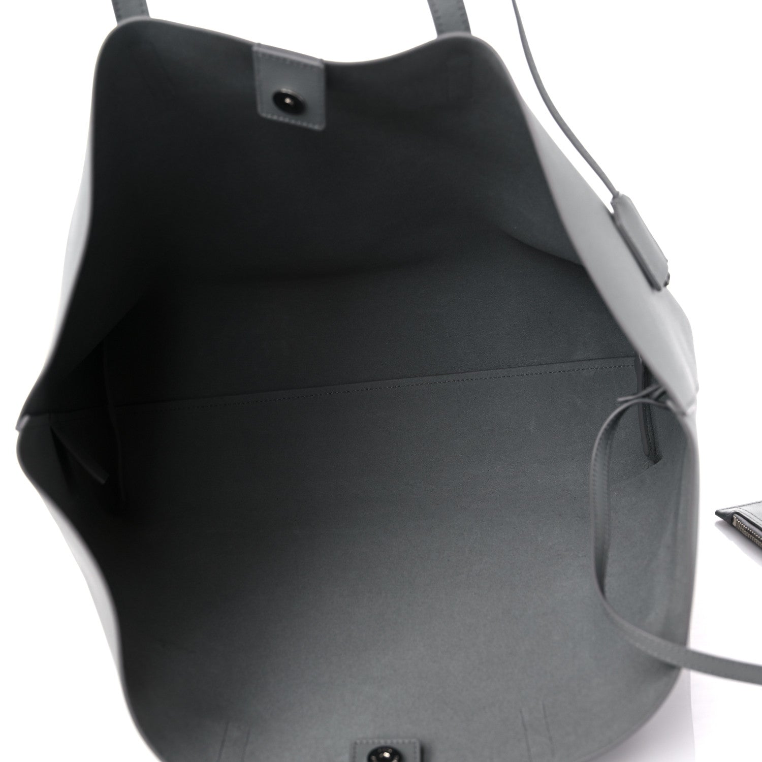 Saint Laurent Calfskin Large Shopping Tote Granite 5 of 11
