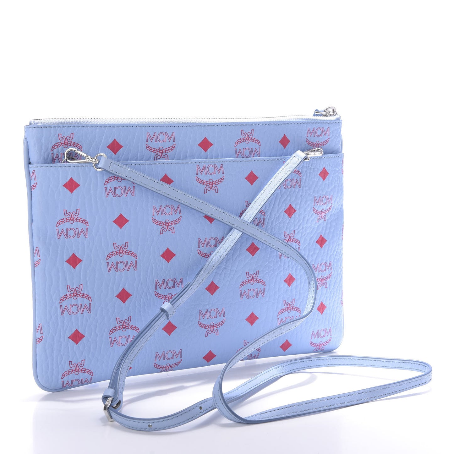 Visetos Original Medium Pouch Light Blue Red