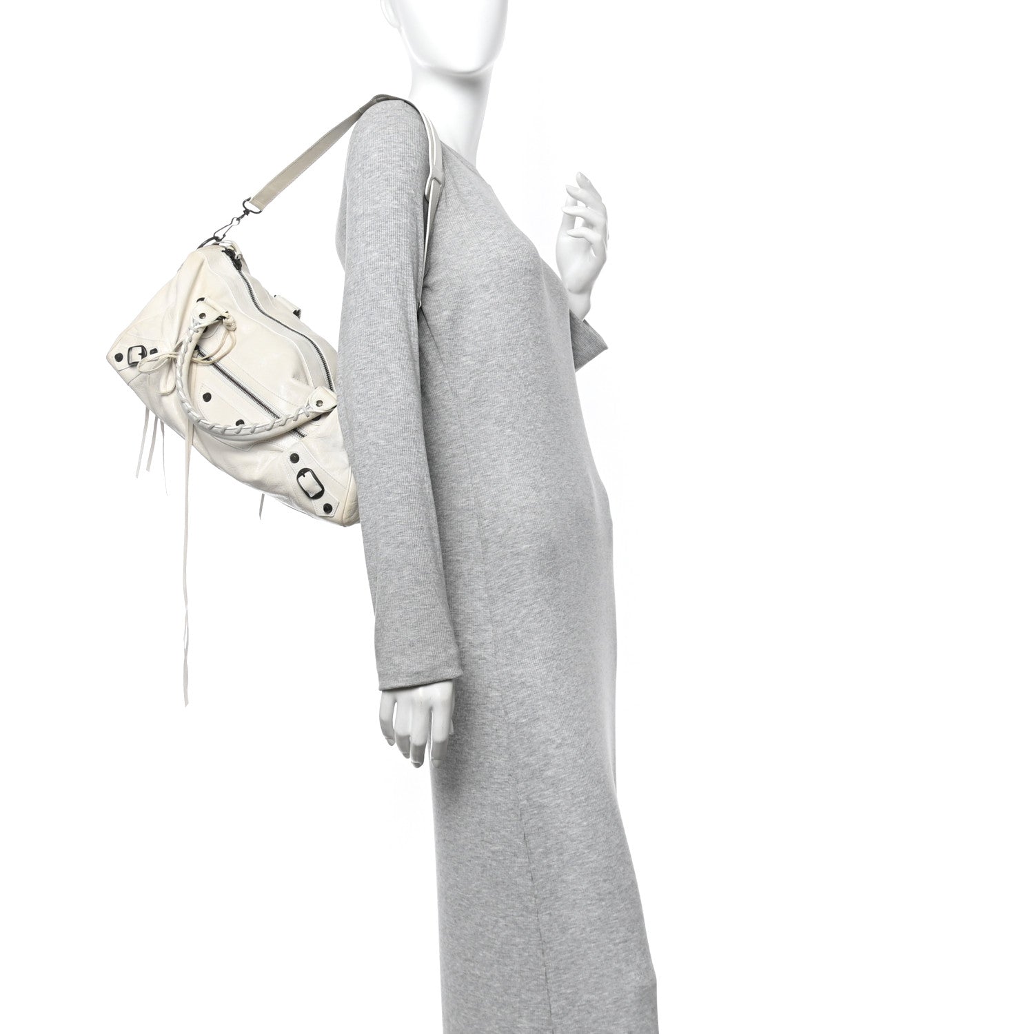Balenciaga Agneau Classic Hardware Twiggy White 3 of 12
