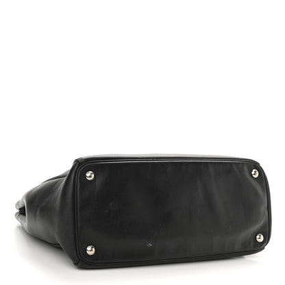 Prada Soft Calfskin Galleria Double Zip Tote Black 4 of 21