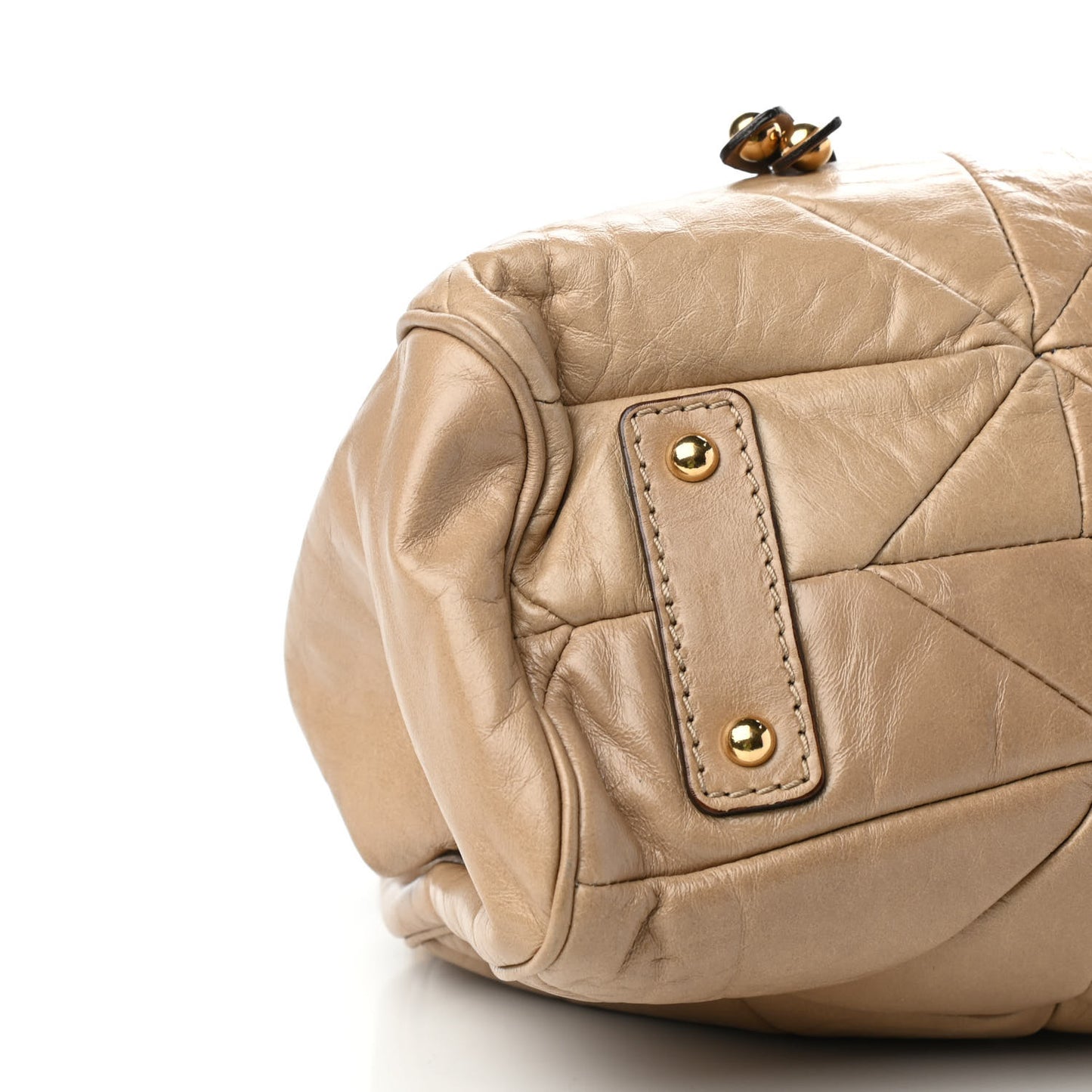 Calfskin Patchwork Stam Beige
