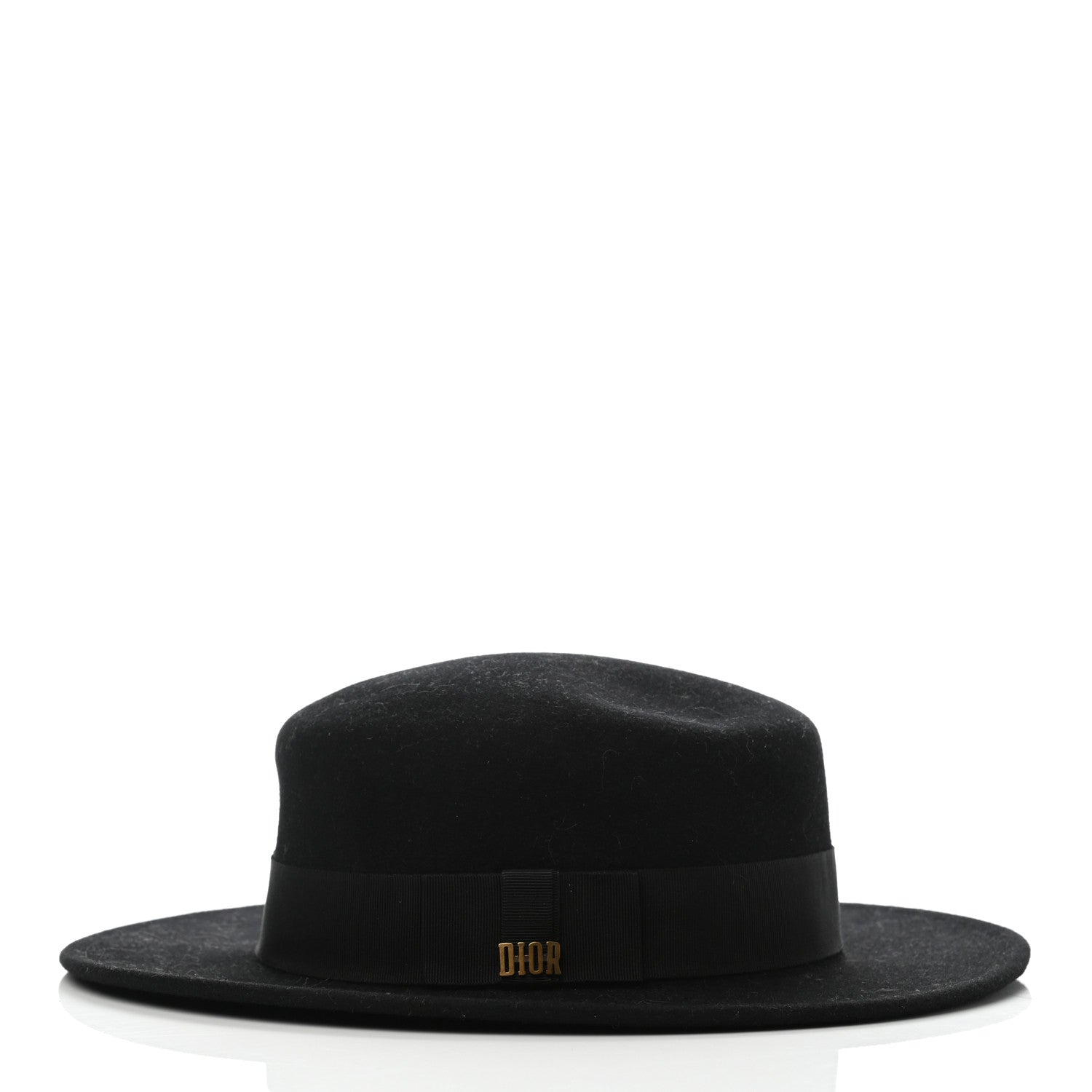 Christian Dior Rabbit Felt Hat 57 Black 4 of 9