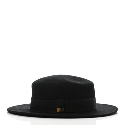 Christian Dior Rabbit Felt Hat 57 Black 4 of 9