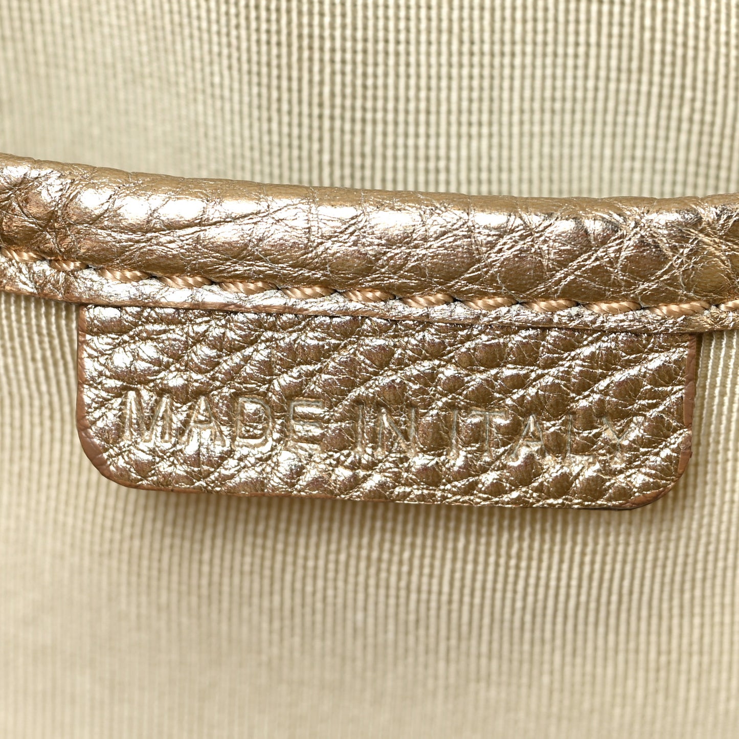 Prorsum Grainy Calfskin Medium Bloomsbury Gold