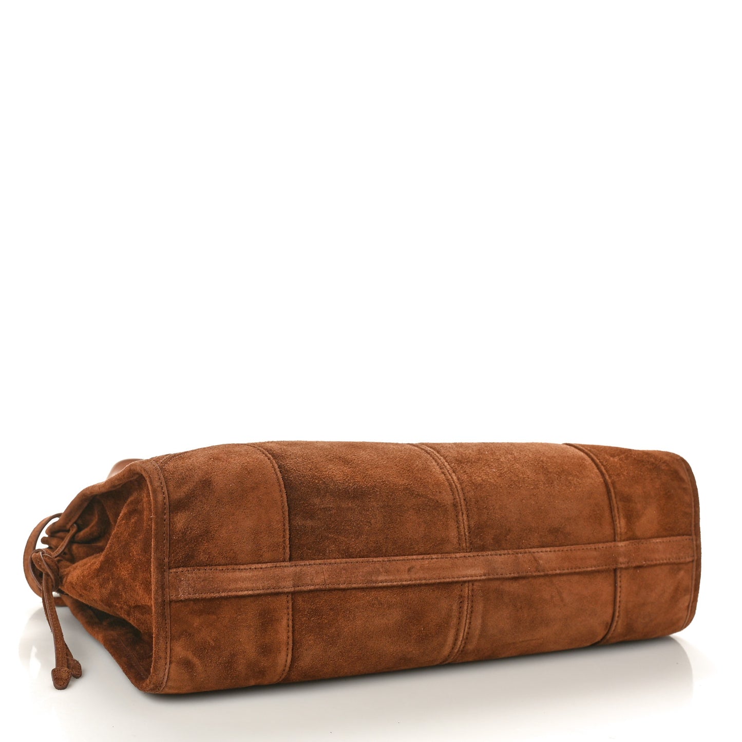 Suede Large Bonnie Shoulder Bag Cocoa Brown