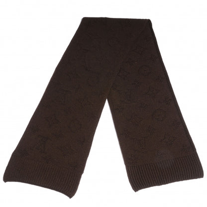 Louis Vuitton Cashmere Monogram Winter Scarf Brown 1 of 4