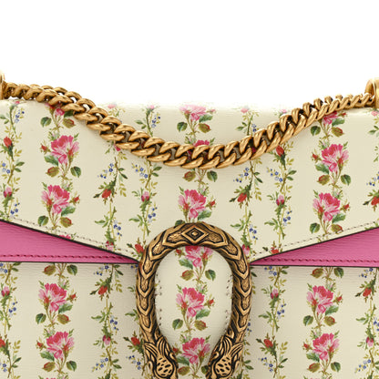 Gucci Calfskin Floral Print Small Dionysus Bag Ivory Pink 9 of 12