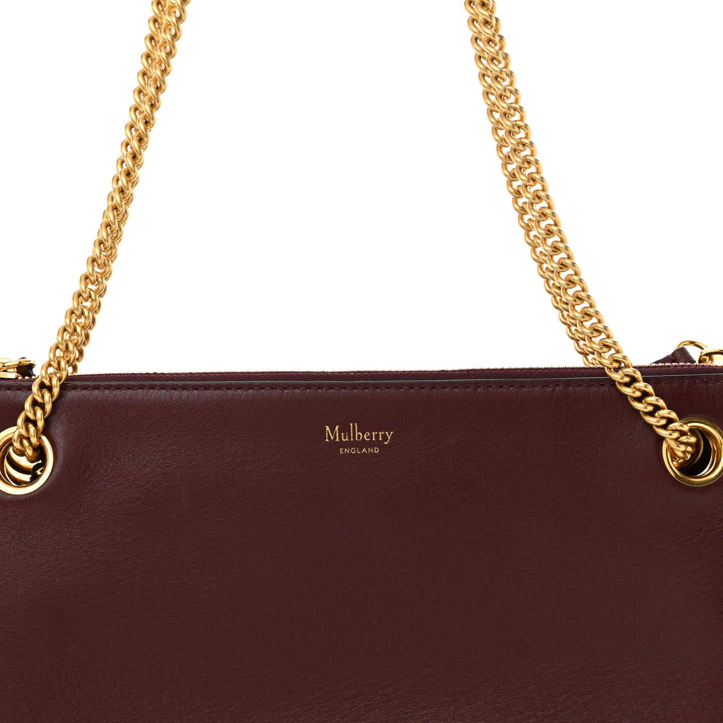 Pebbled Lambskin Winsley Shoulder Bag Oxblood