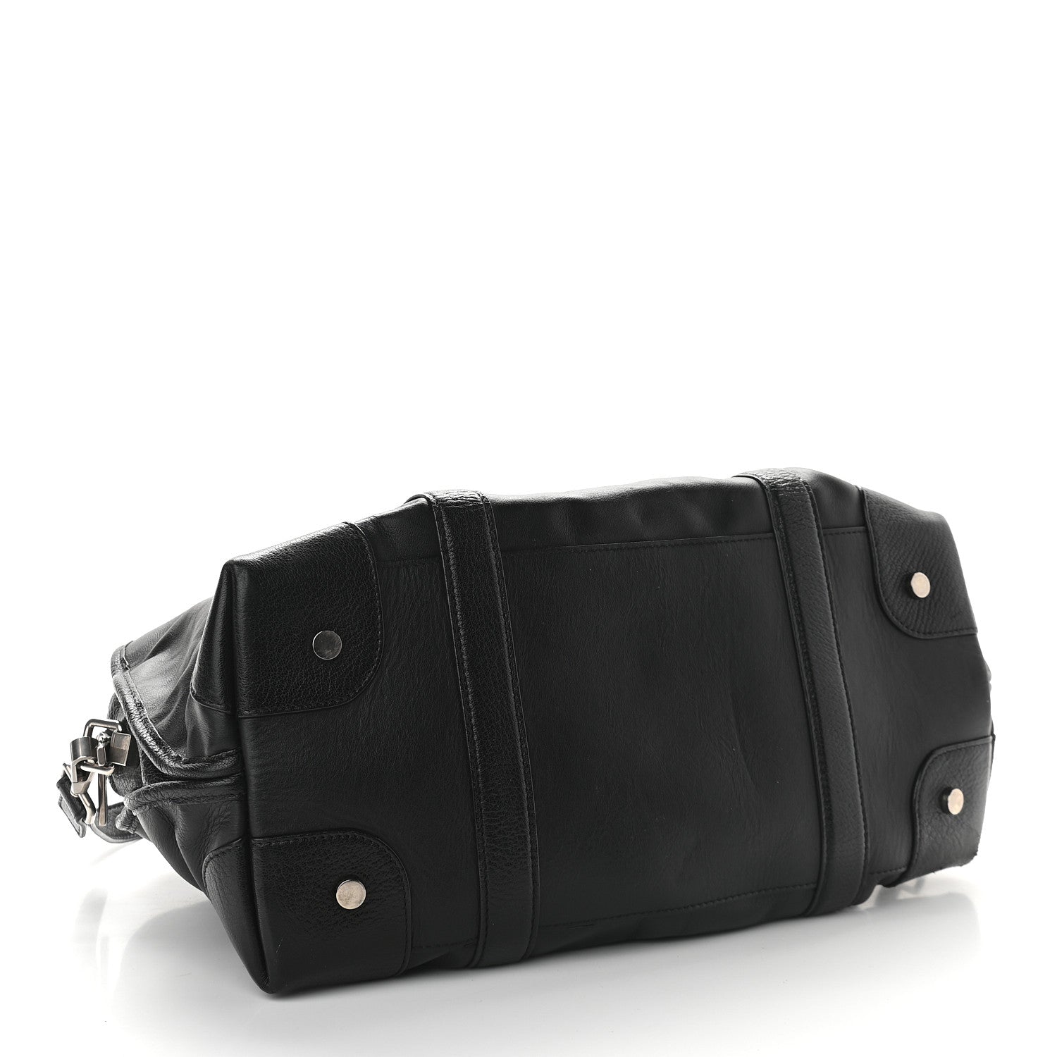 Proenza Schouler Calfskin Top Handle Satchel Bag Black 3 of 9