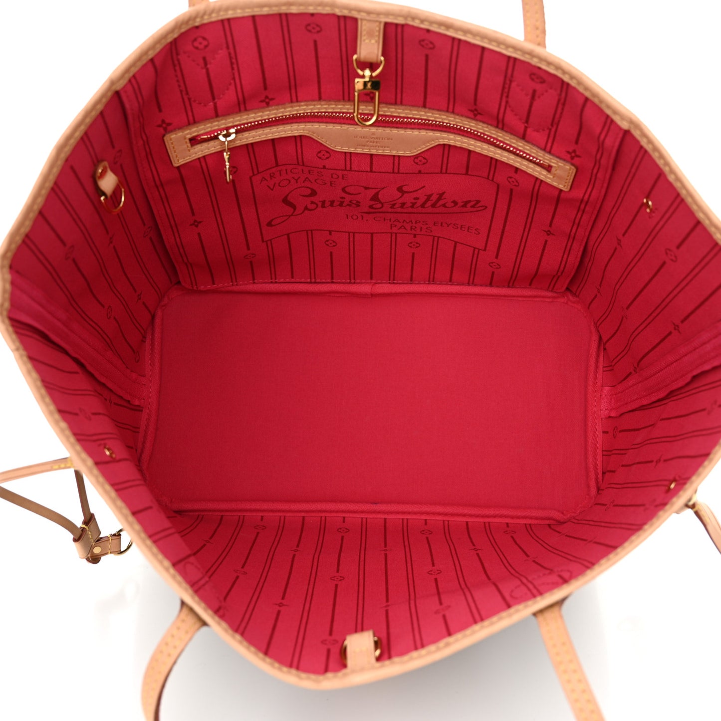 Monogram My LV Heritage Neverfull MM Fuchsia Orange