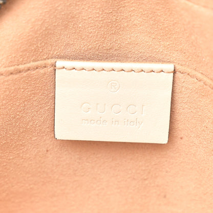 Gucci Calfskin Matelasse Small GG Marmont Chain Shoulder Bag White 6 of 11