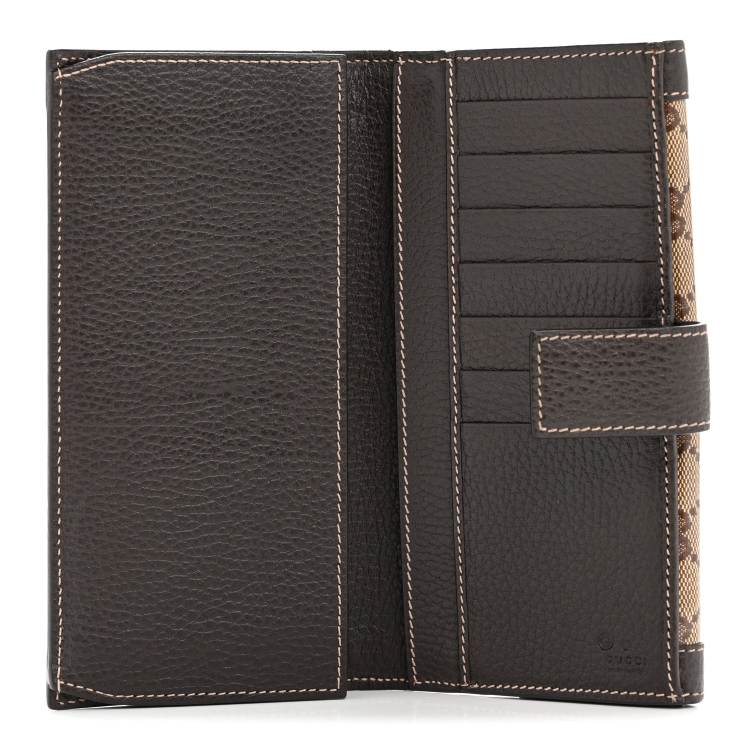 Gucci Crystal Monogram Continental Charmy Wallet Brown 5 of 10