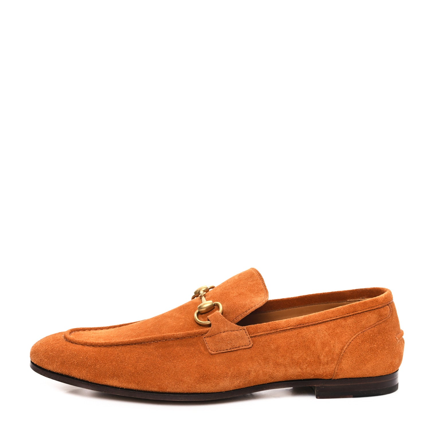 Gucci Suede Horsebit Mens Jordaan Loafers 10.5 Harness Brown 1 of 9