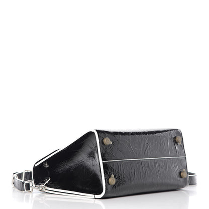 Christian Dior Crinkled Calfskin Medium Diorever Flap Black 5 of 11