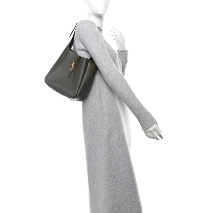 Saint Laurent Supple Calfskin Small Le 5 A 7 Soft Hobo Light Musk 2 of 10