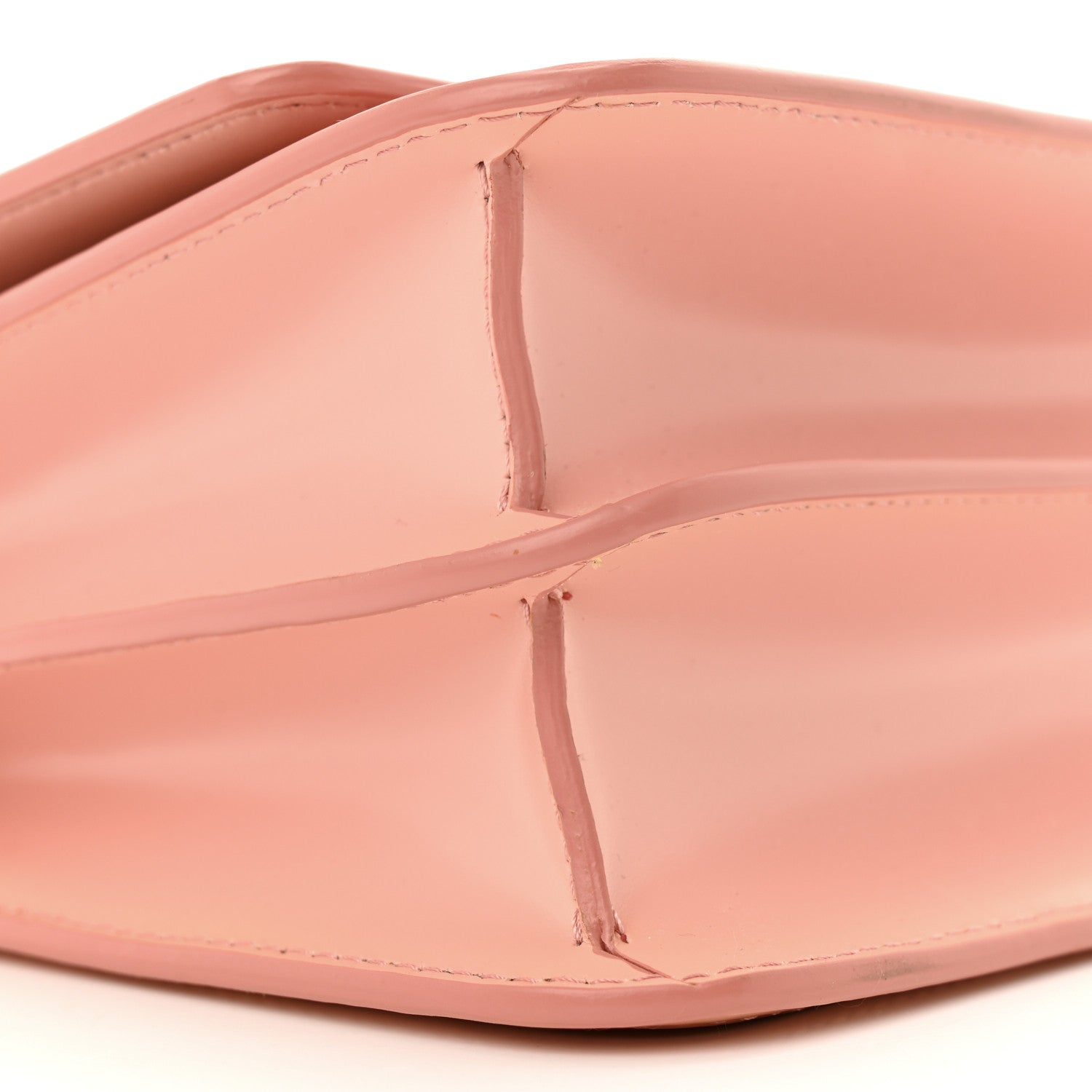 Burberry Calfskin Monogram Embossed Small TB Chain Bag Blush Pink 9 of 16