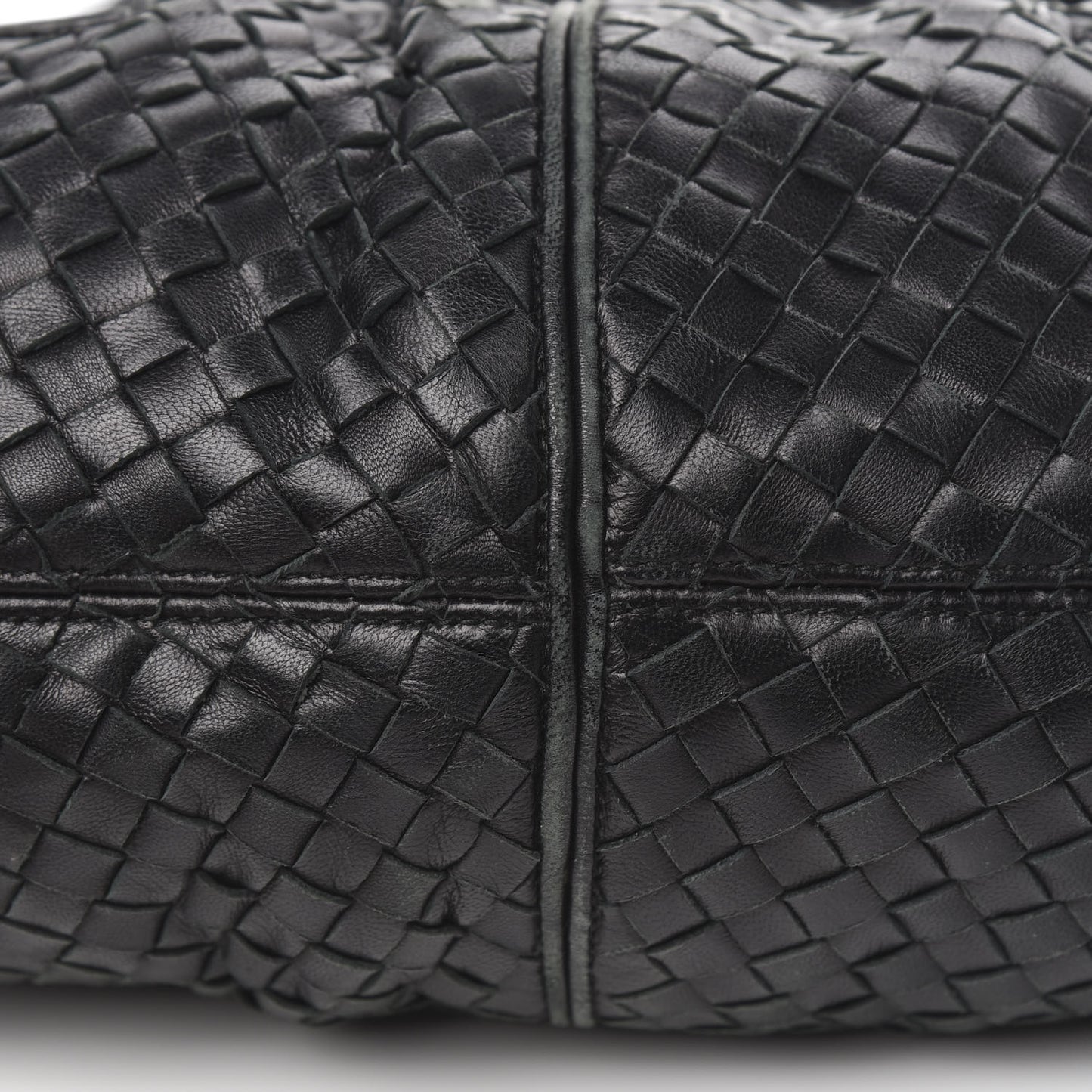 Nappa Intrecciato Ball Hobo Black