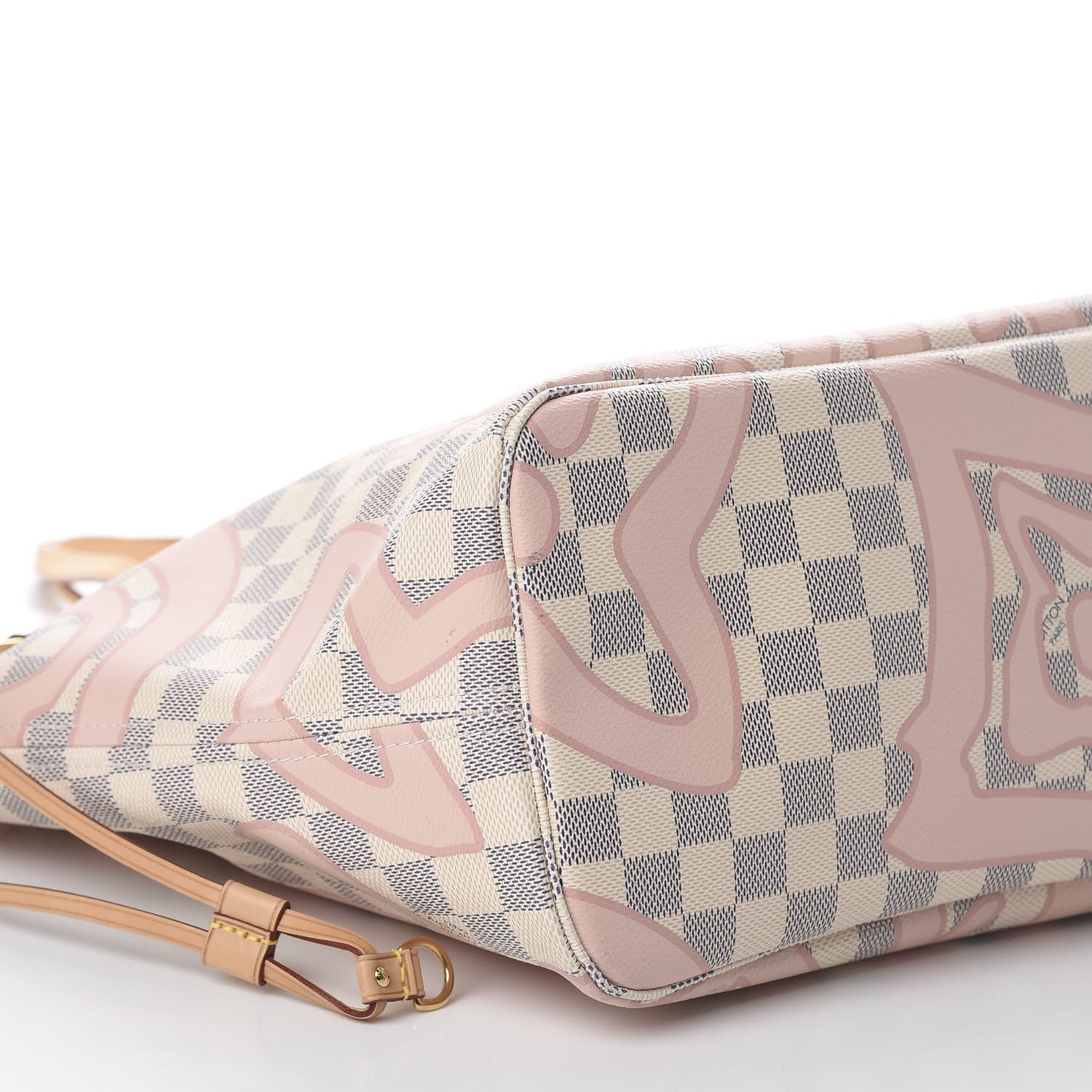 Louis Vuitton Damier Azur Tahitienne Neverfull MM 5 of 8