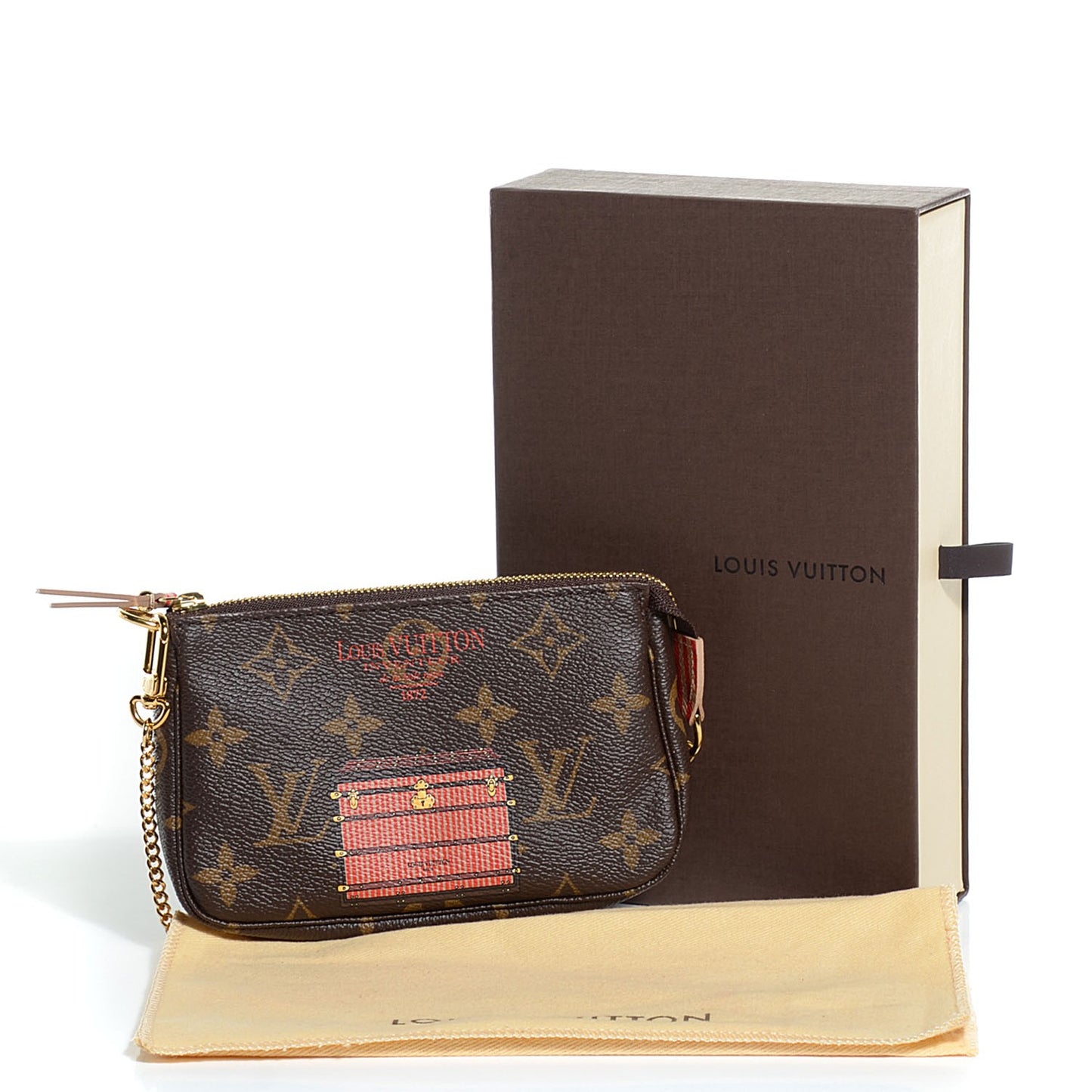 Monogram Trunks and Locks Mini Pochette Accessories