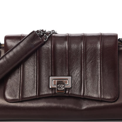 Chanel Lambskin Vertical Quilt Small Accordion Flap Brown 10 of 10