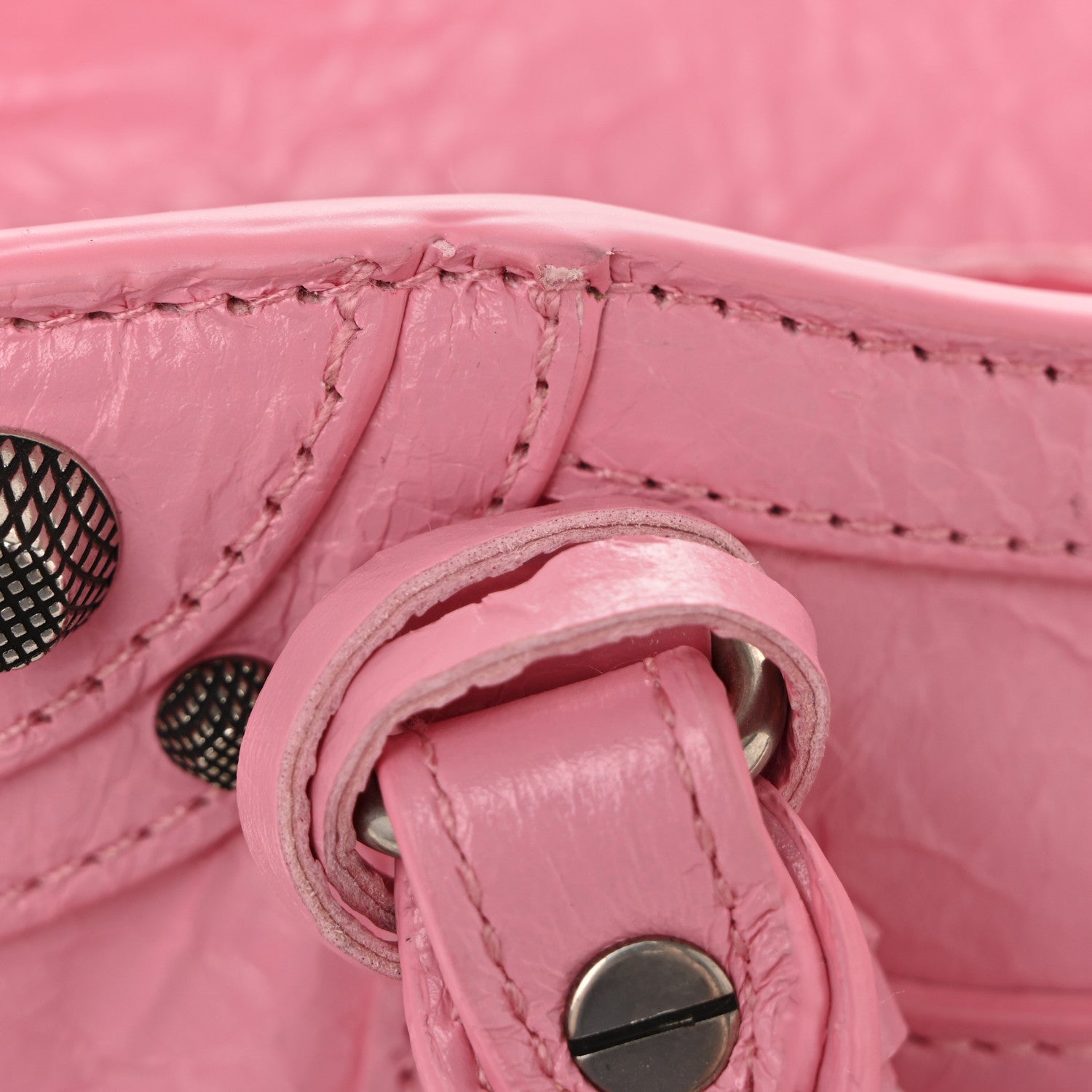 Balenciaga Agneau Arena Neo Cagole Handbag XS Sweet Pink 12 of 12