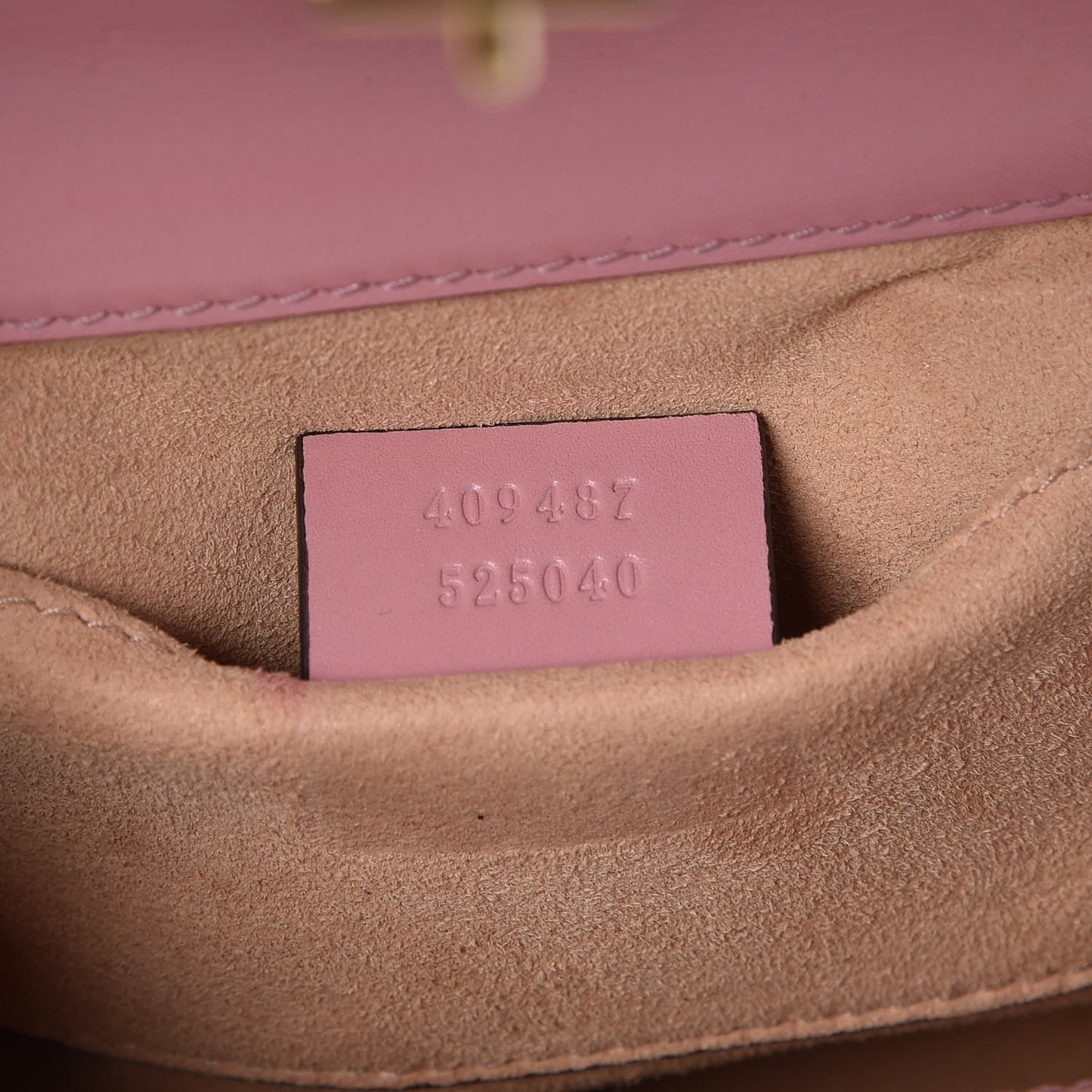 Guccissima Small Padlock Shoulder Bag Rose Baby Candy
