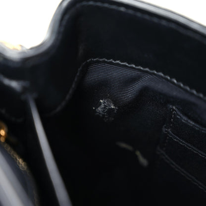 Saint Laurent Calfskin Y Quilted Monogram Toy Loulou Crossbody Bag Black 12 of 18