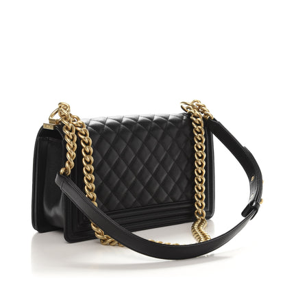 Chanel Caviar Quilted Medium Boy Flap Black 3 of 11