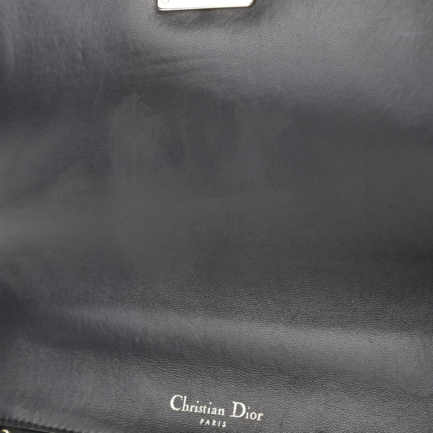 Lizard Medium Diorama Flap Bag Black Gold