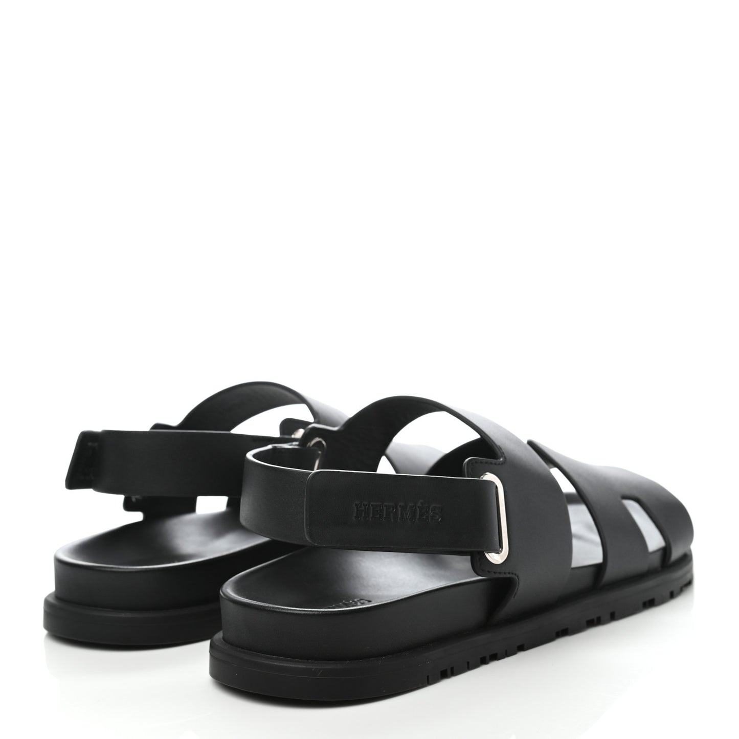Calfskin Mens Takara Sandals 41 Black