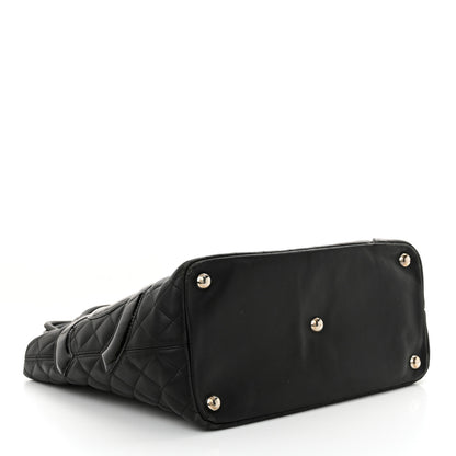 Chanel Calfskin Quilted Large Cambon Tote Black 4 of 19