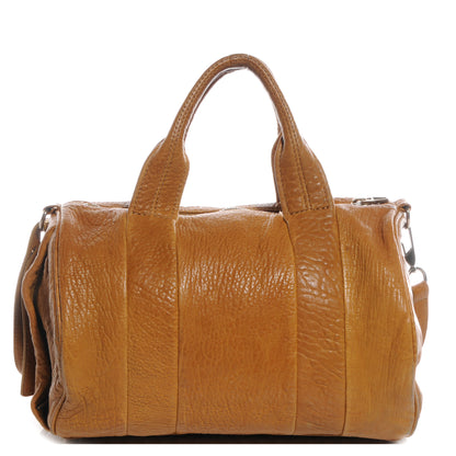 Alexander Wang Leather Rocco Duffel Mustard 1 of 6