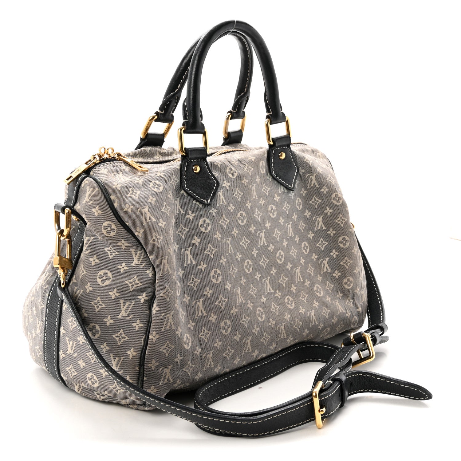 Louis Vuitton Monogram Idylle Speedy Bandouliere 30 Encre 3 of 9