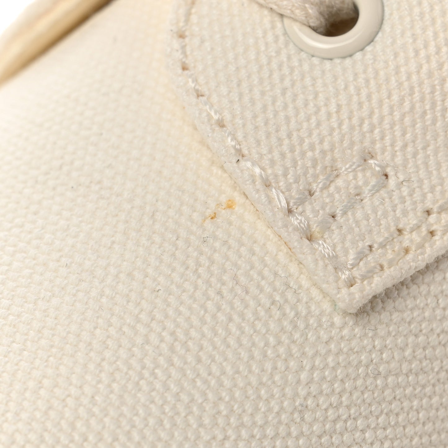 Fabric CC Lace Up Boots 38 White