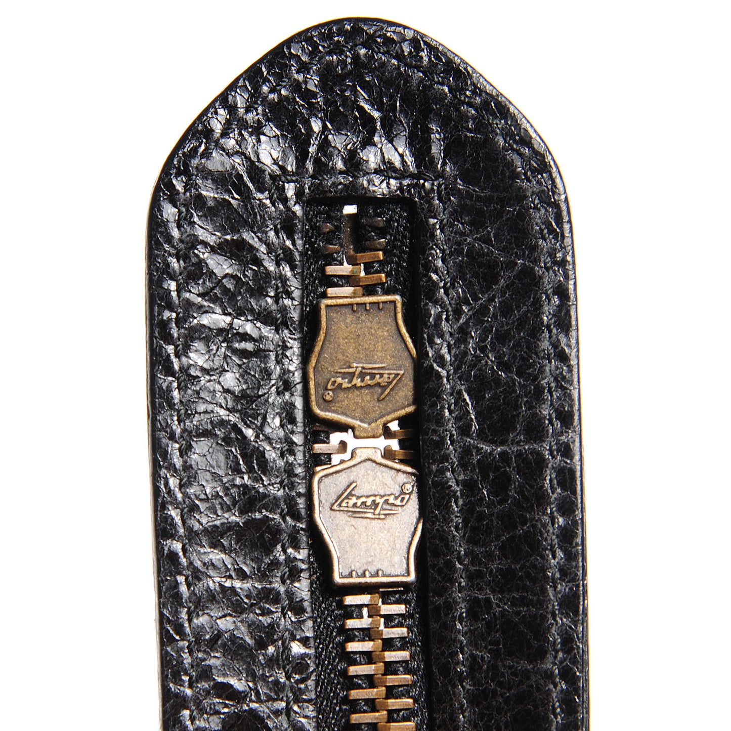 Agneau Classic Hardware Step Bag Black