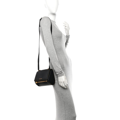 Givenchy Calfskin Metal Trim Mini Pandora Box Crossbody Bag Black 2 of 10