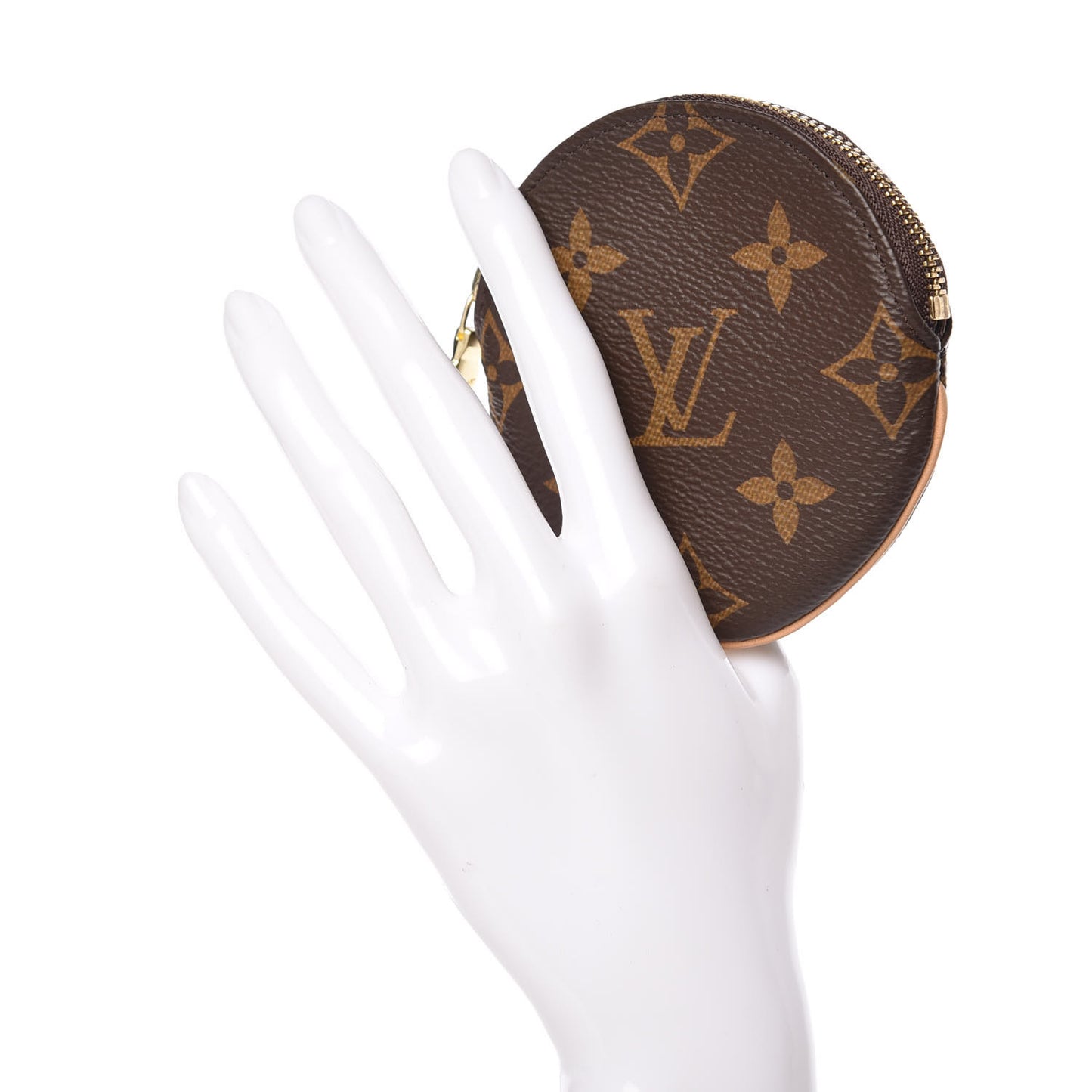 Monogram Round Coin Purse