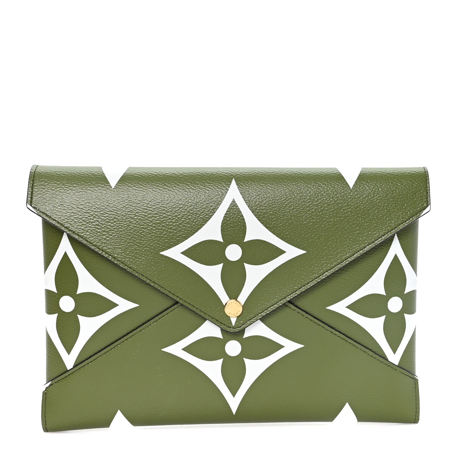 Louis Vuitton Monogram Giant Large Kirigami Pochette Kaki 1 of 6
