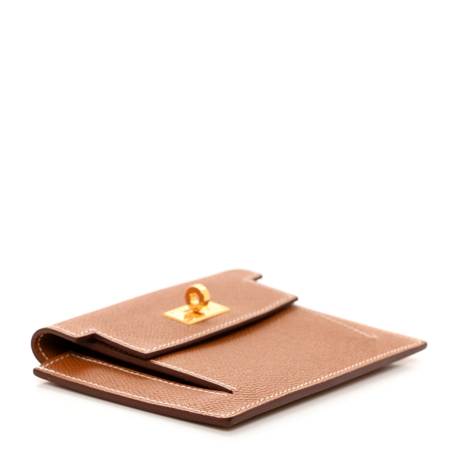 Hermes Epsom Kelly Pocket Compact Wallet Gold 4 of 8