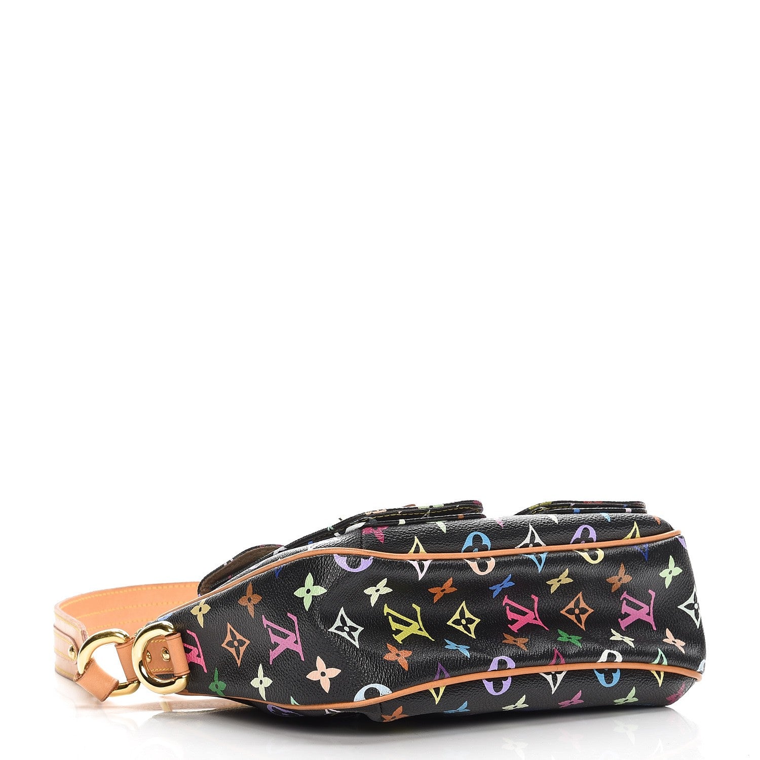 Louis Vuitton Monogram Multicolor Lodge PM Black 4 of 10